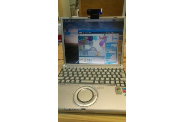 ラズパイＯＳ搭載パソコンにＵＳＢ接続ＷｅｂカメラでスクラッチのＡＲ（拡張現実）